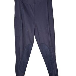 WiLLIT Equestrian Riding Leggings Blue Size L Ankle Length Women